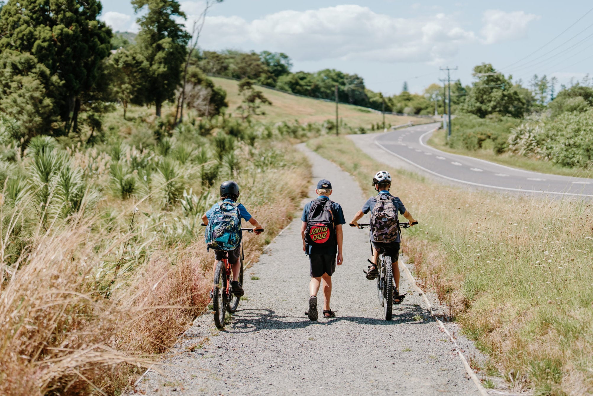 kids on bikes