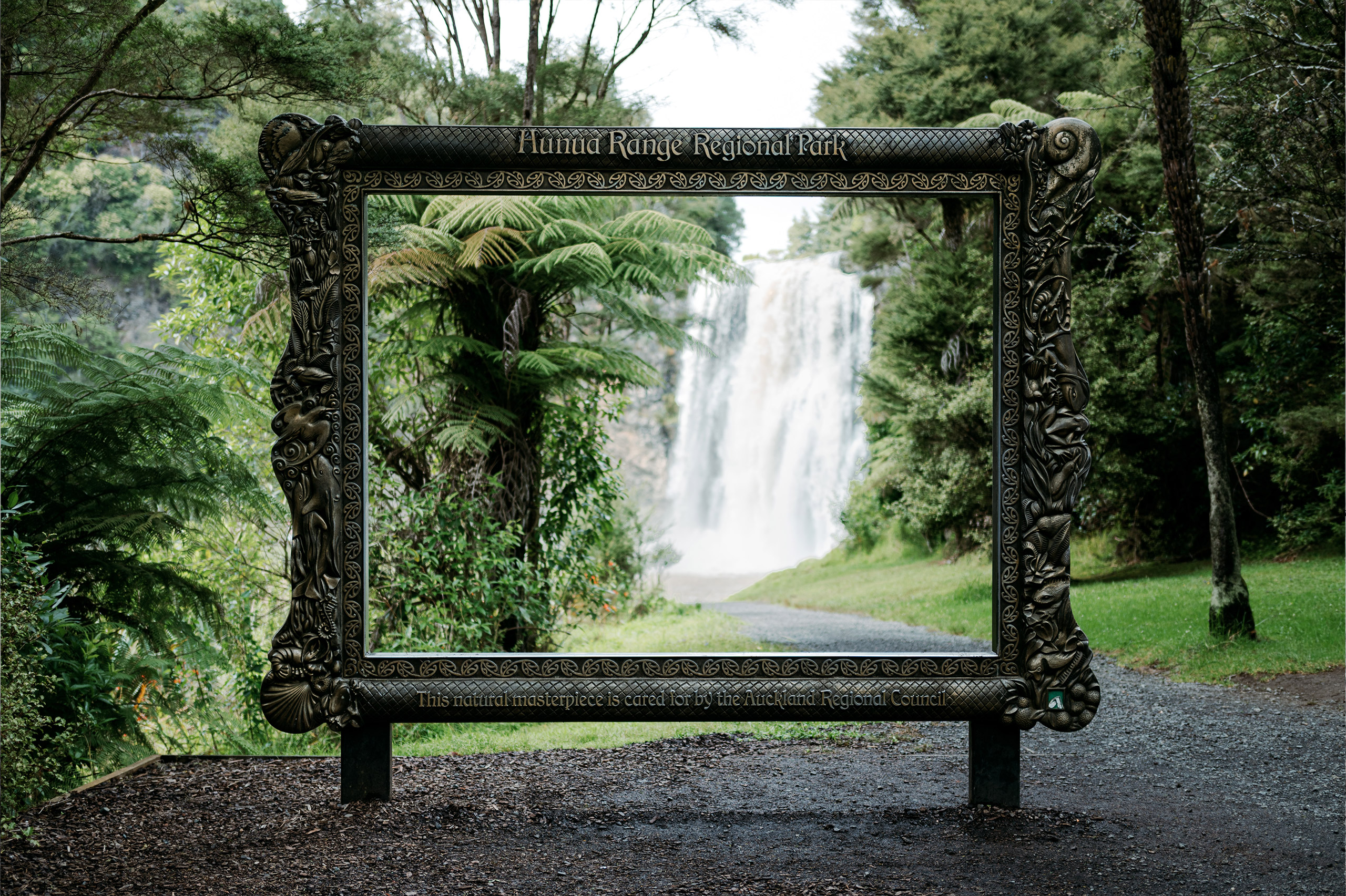 hūnua falls frame
