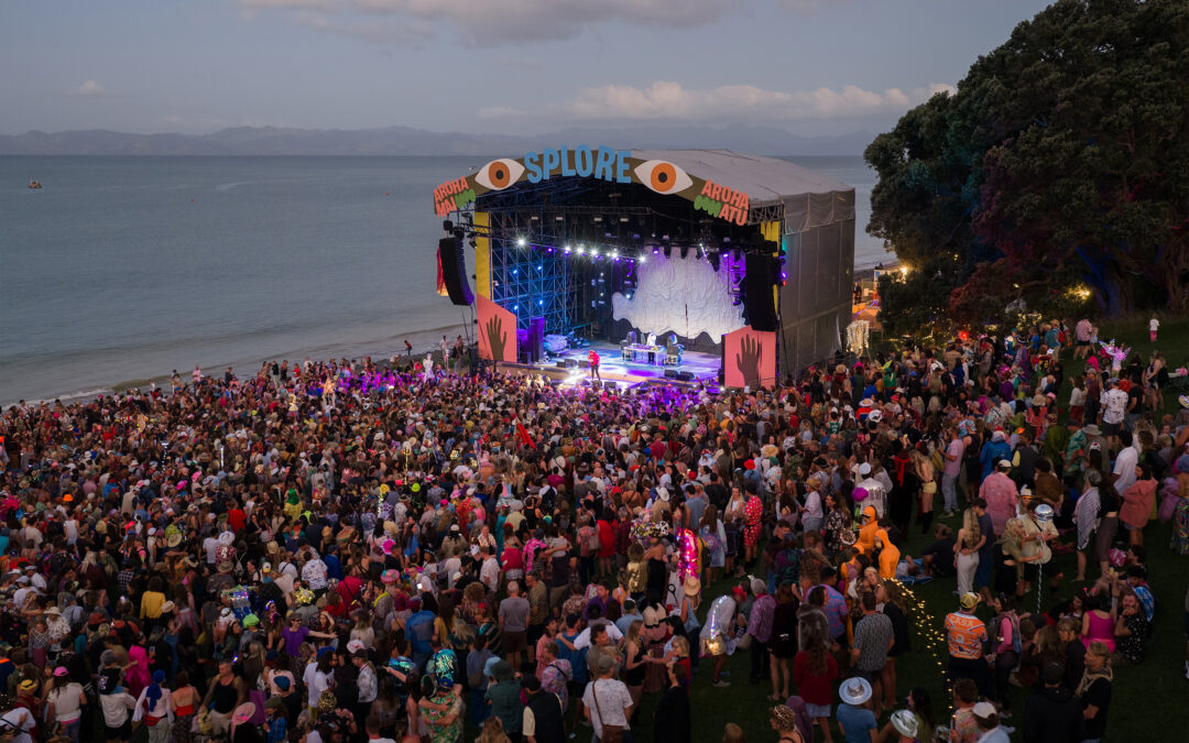 sunset on splore