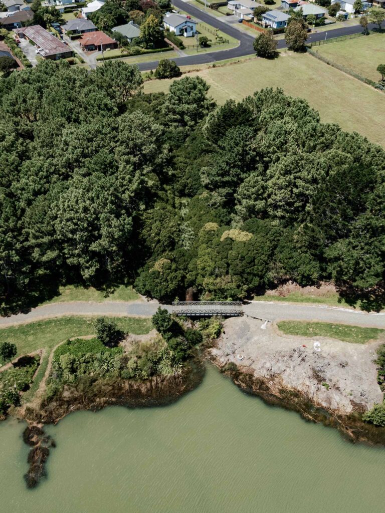 Waiuku estuary landscape Auckland